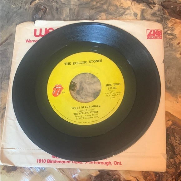 💥3/$20 Vintage The Rolling Stones Vinyl Record 45 RPM - Picture 3 of 5